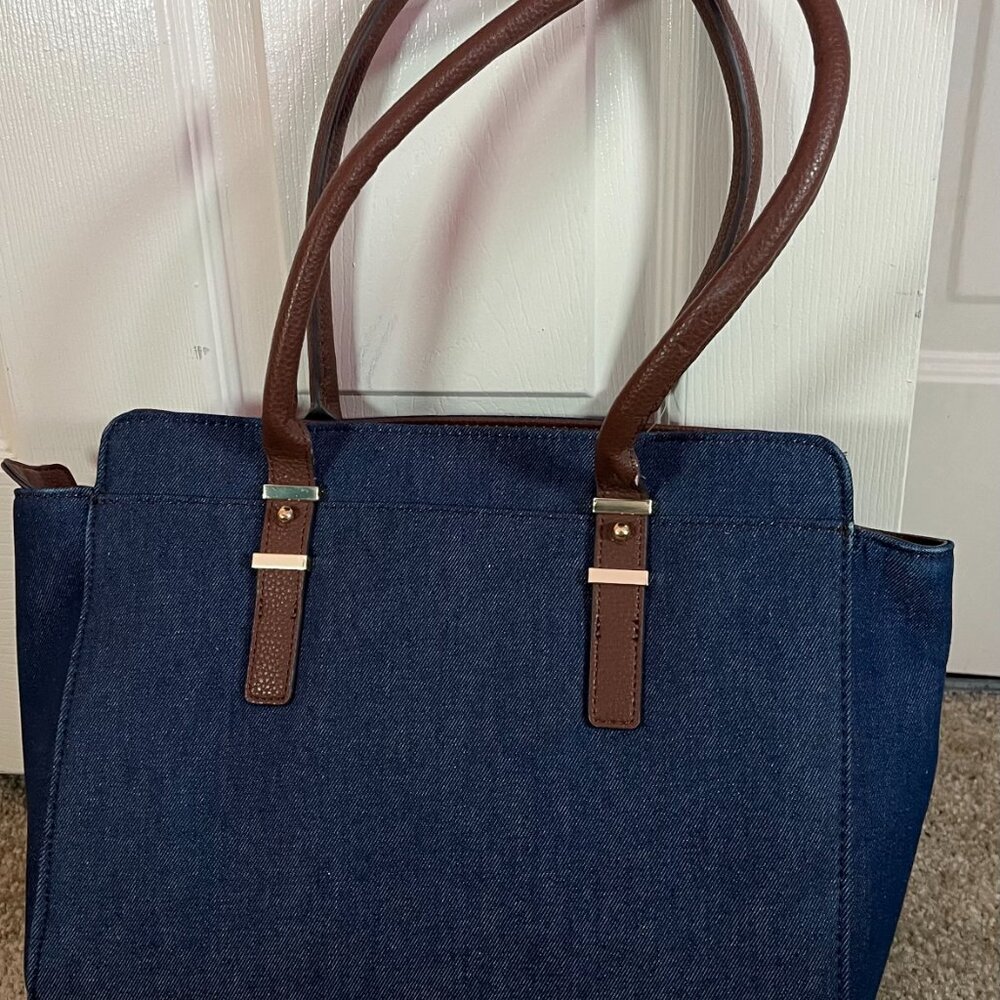 LC TUXEDO DEMIN TOTE BAG - Picture 3 of 3